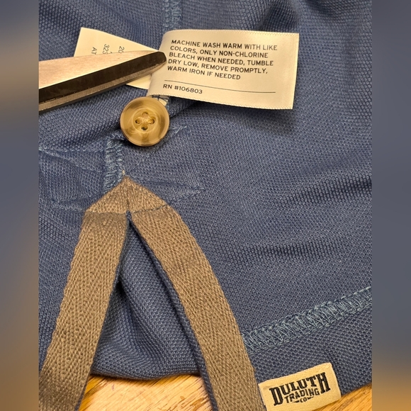 Duluth Trading Co Men's Longtail Short Sleeve Polo Shirt Blue Mens Sz 3XL - Picture 5 of 13